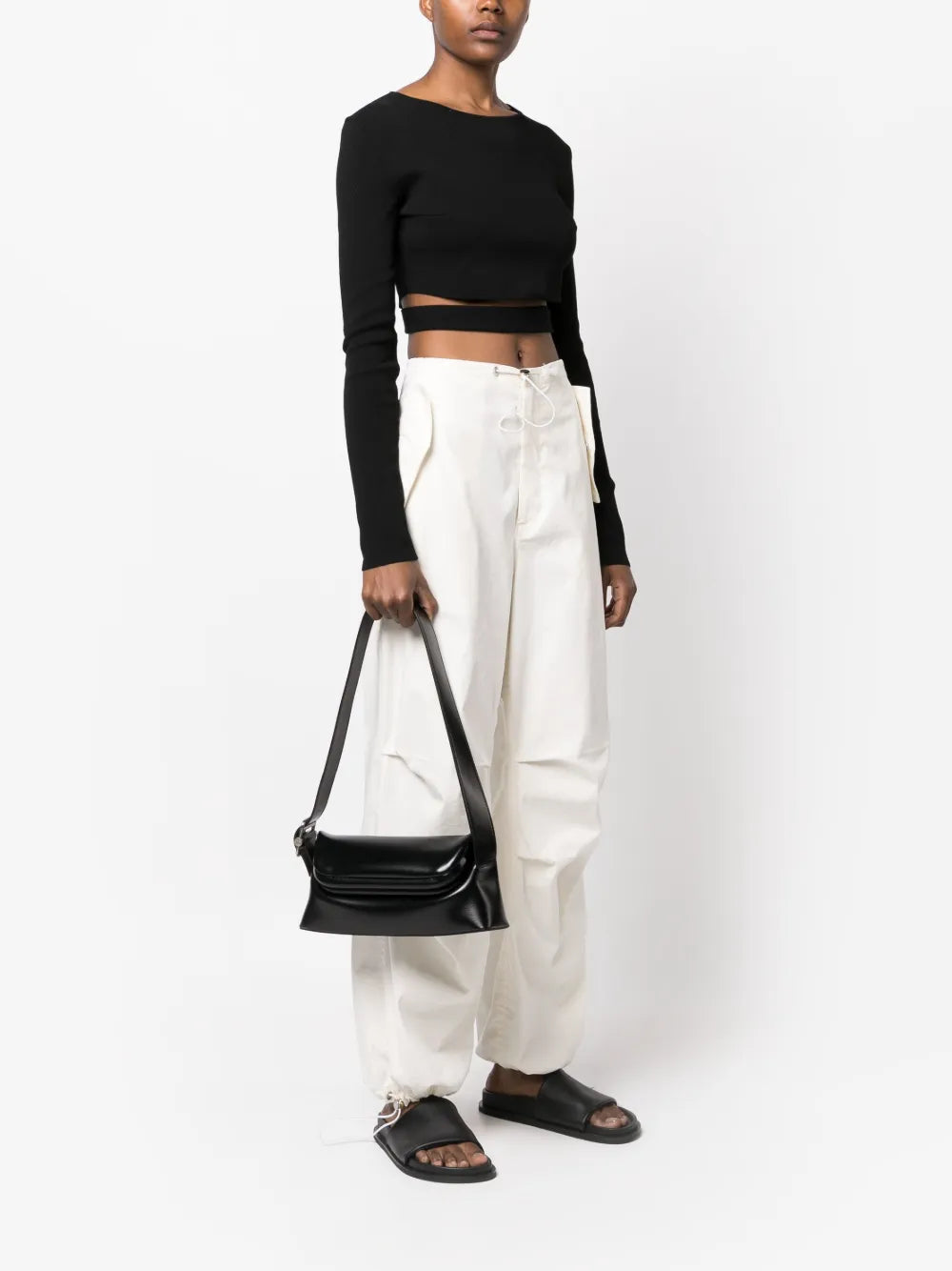 OsoiFolder Brot leather shoulder bag