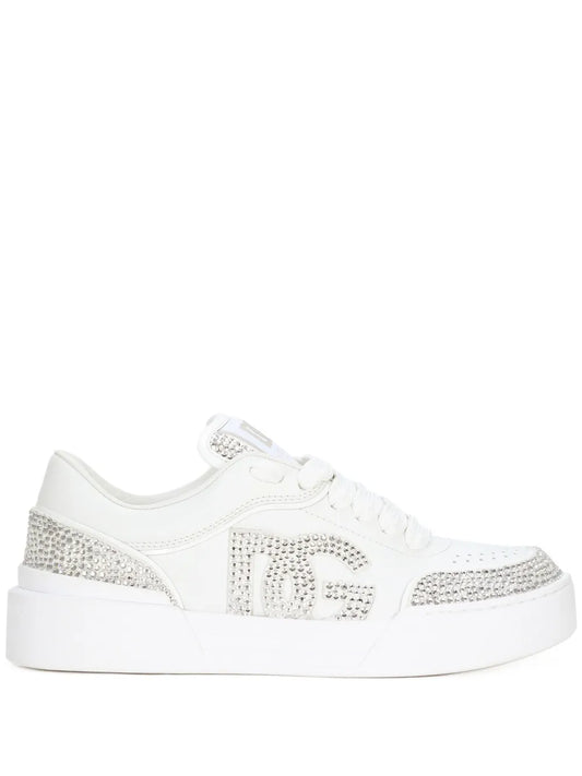 Dolce & Gabbana Rhinestone-Embellished Leather