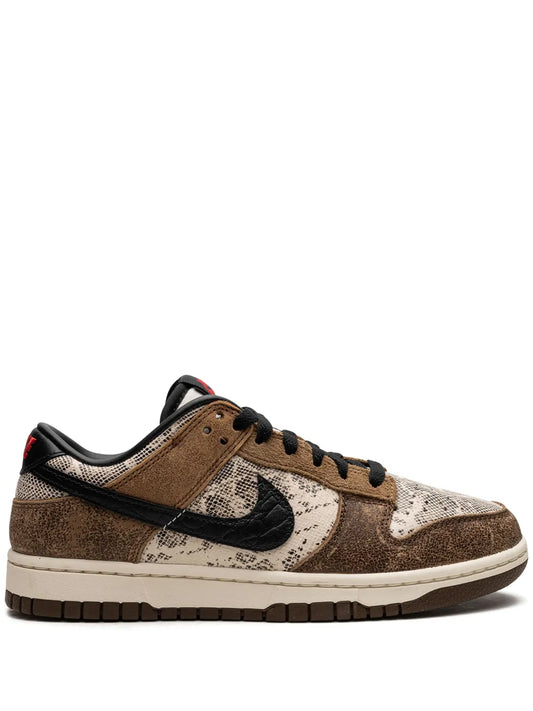 Nike Dunk Low Co.Jp Premium Brown Snakeskin Sneakers