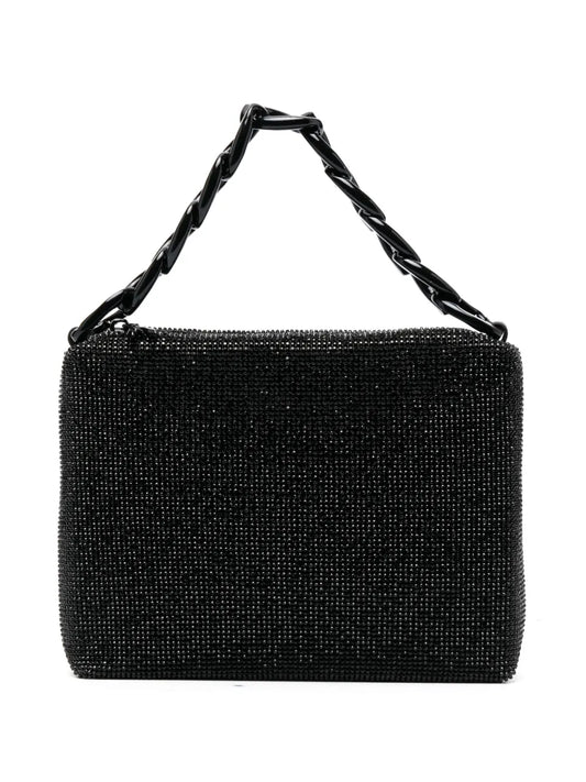 Patrizia PepeMaxichain rhinestone tote bag