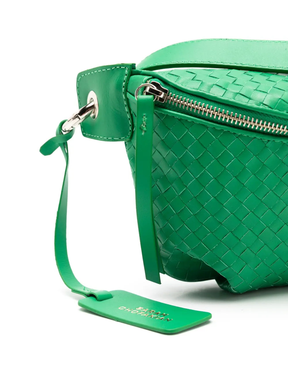 Sarah ChofakianOrsay interwoven leather belt bag
