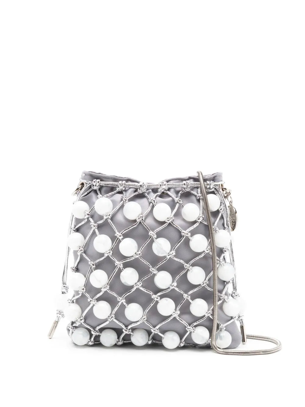 IslaLara bead-detailing shoulder bag