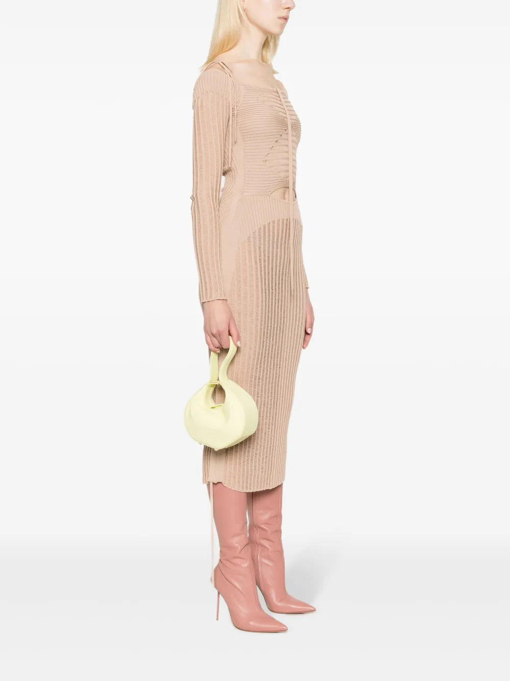 Patrizia Pepesmall Bangle leather tote bag