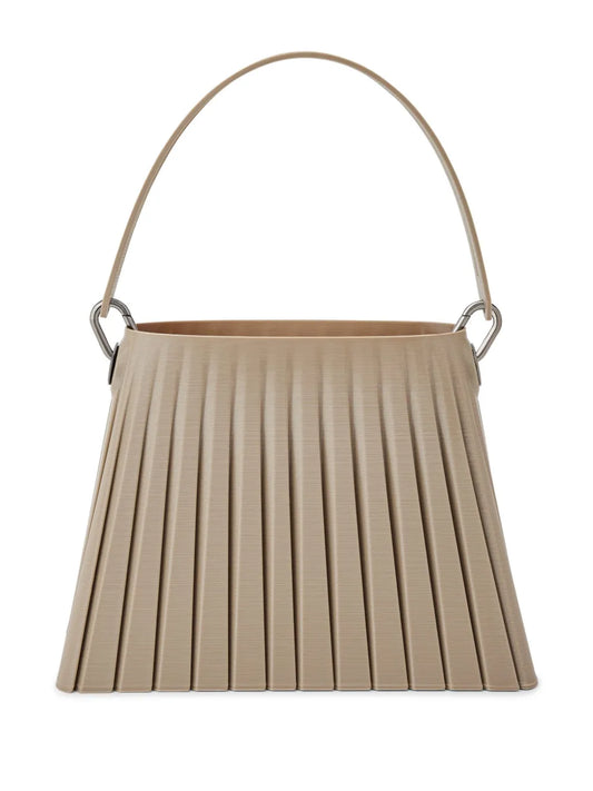 TOUCHLESSPleated 3D-printed shoulder bag
