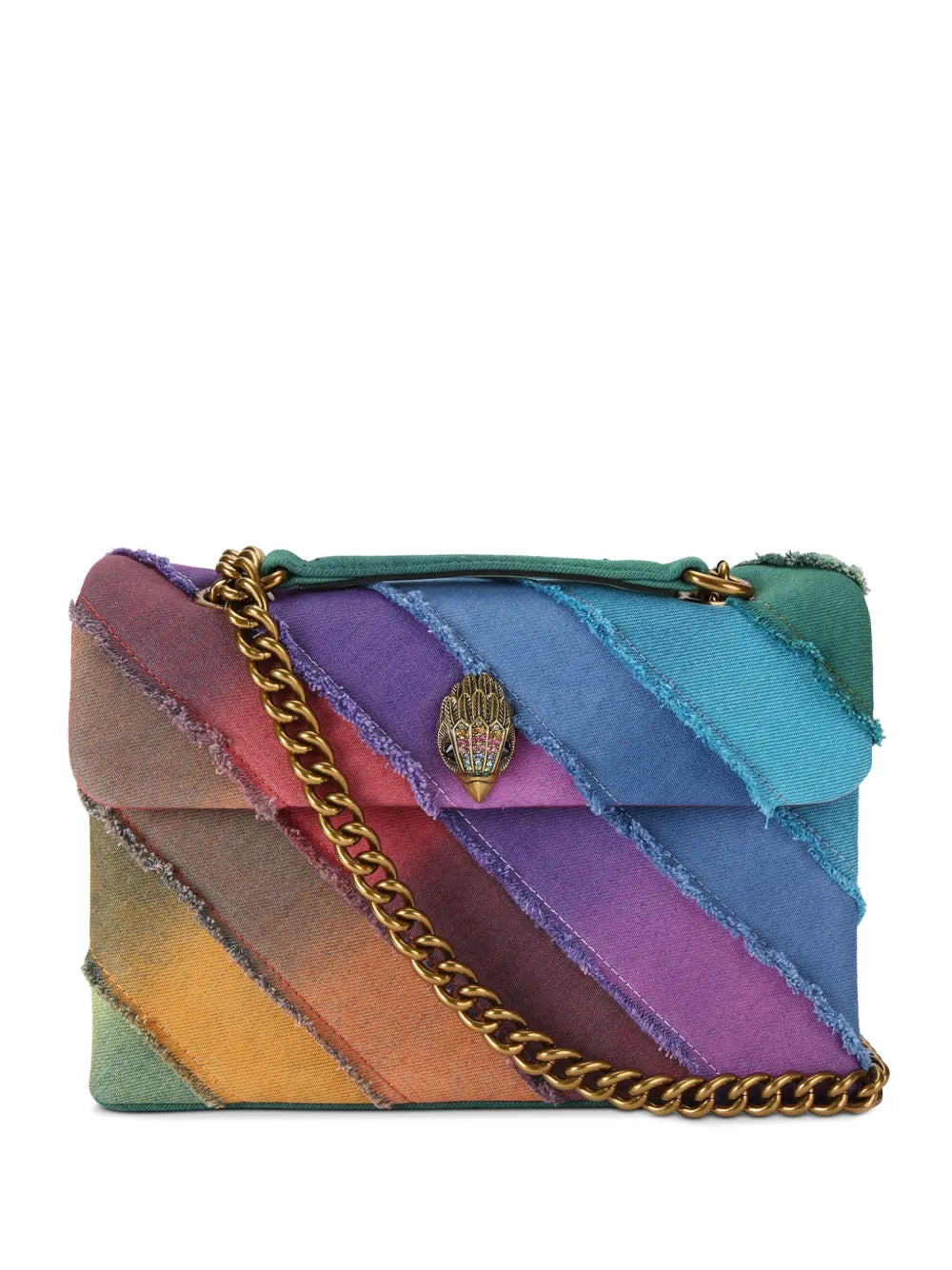 Kurt Geiger Londonlarge Kensington denim shoulder bag