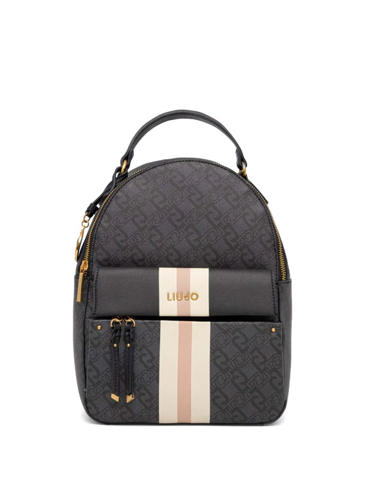 LIU JOmonogram-print backpack