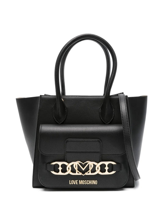 Love Moschinologo-lettering tote bag