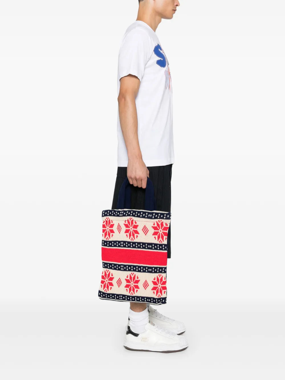 Comme Des Garns Shirtknitted tote bag