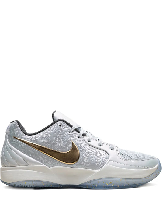 Nike Ja 2 Christmas - Light Silver/Metallic Gold-Iron Grey Sneakers