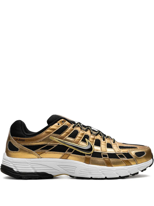 Nike P-6000 Metallic Gold Infinite Gold White Black Sneakers
