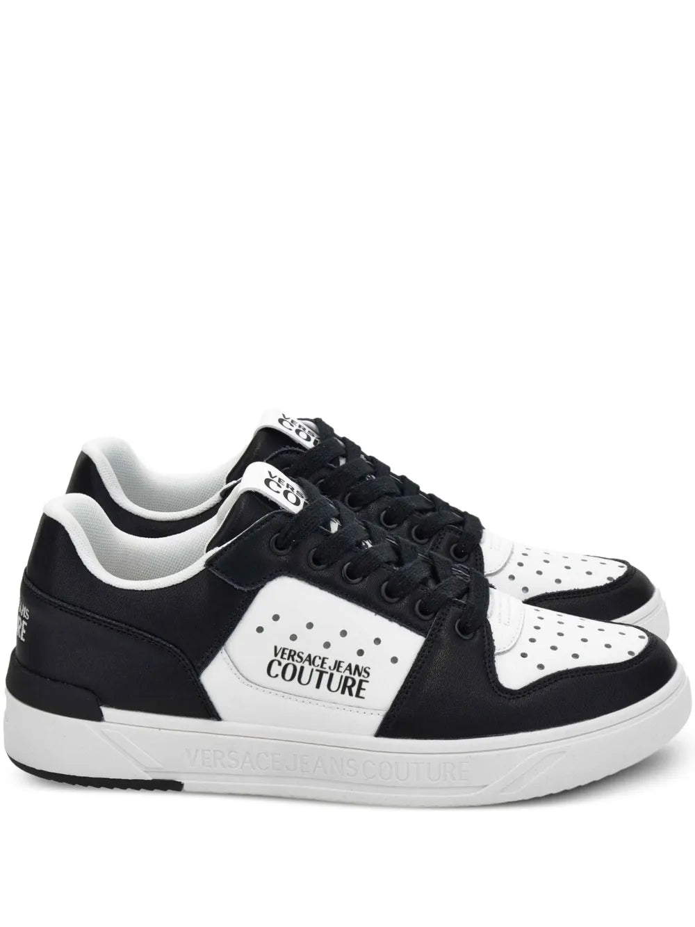 Versace Jeans Couture Perforated Panelled Sneakers