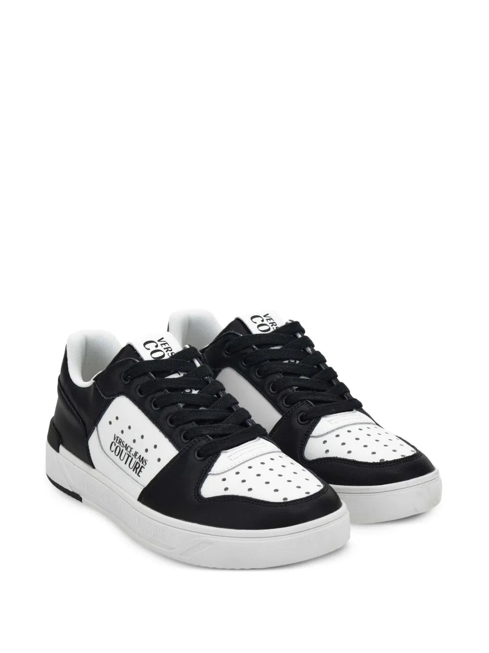 Versace Jeans Couture Perforated Panelled Sneakers