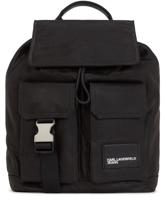 Karl Lagerfeld JeansKLJ structured canvas backpack