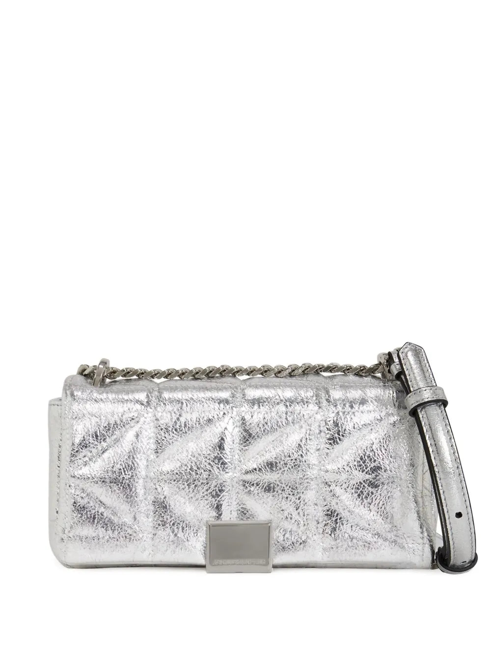 Karl LagerfeldK/kuilt metallic quilted cross body bag