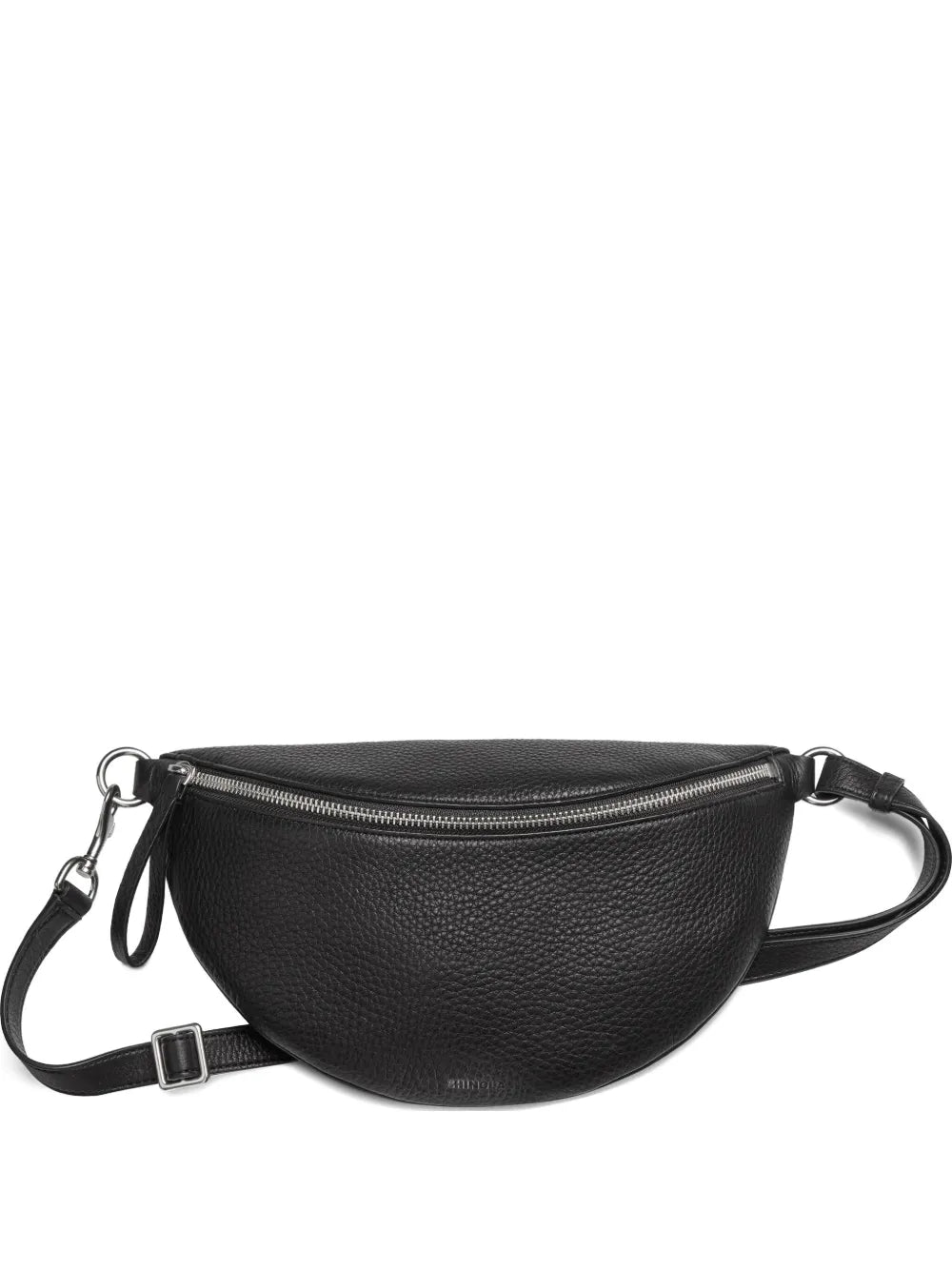 Shinolacrescent zipped shoulder bag