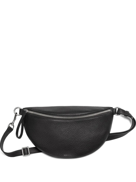Shinolacrescent zipped shoulder bag