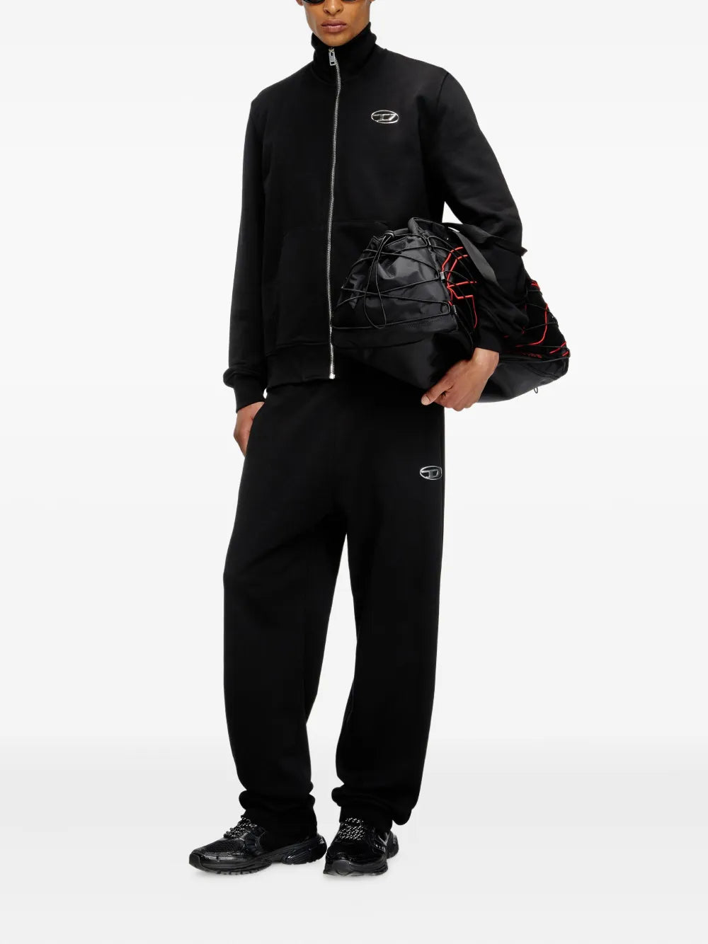 Dieseltech-d drawstring-detail duffle bag