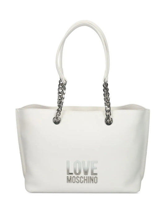 Love Moschinologo-lettering shoulder bag
