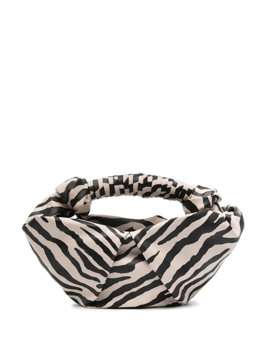 Simon Millerzebra-print knotted bucket bag