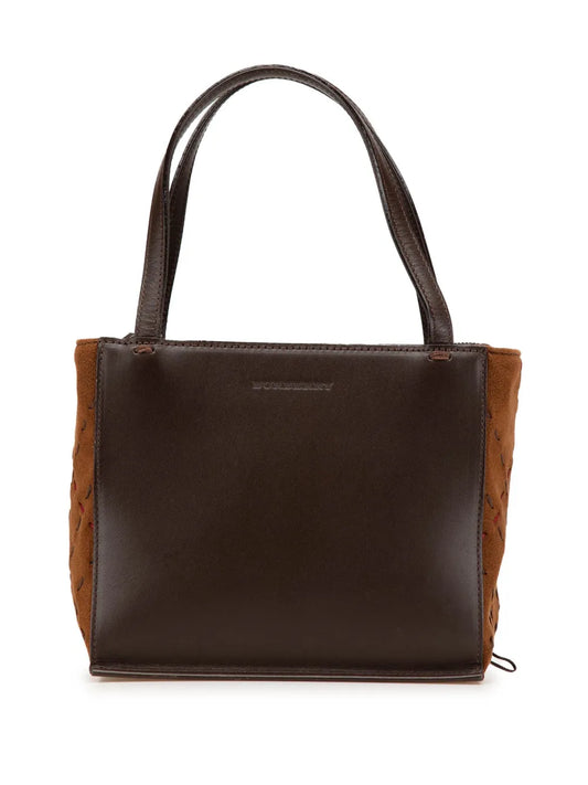 Pre-OwnedBurberry Pre-Owned2000-2017 Leather and Suede handbag