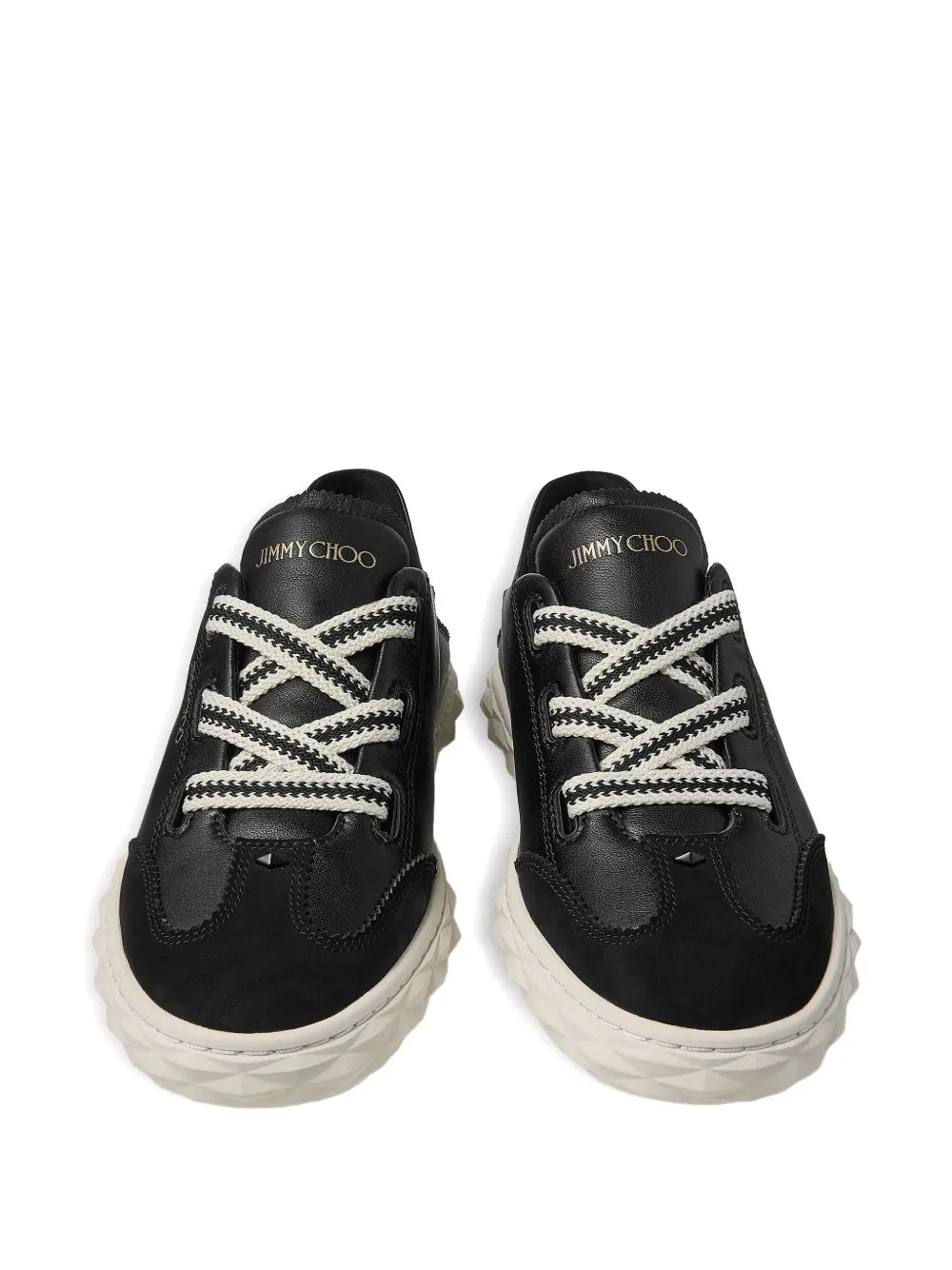 Jimmy Choo Diamond Leather Lace-Up
