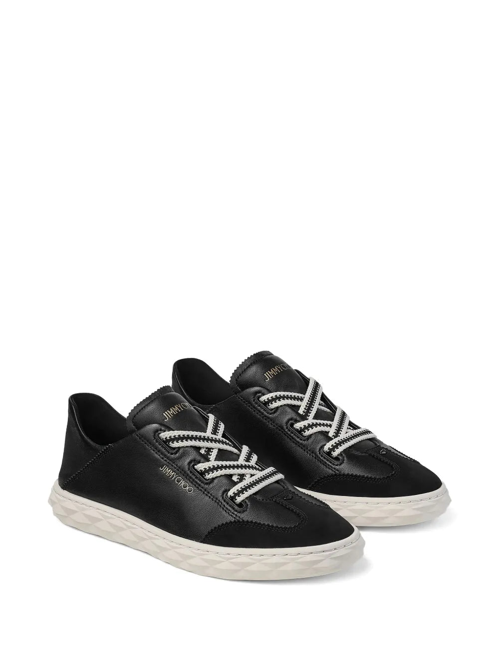 Jimmy Choo Diamond Leather Lace-Up