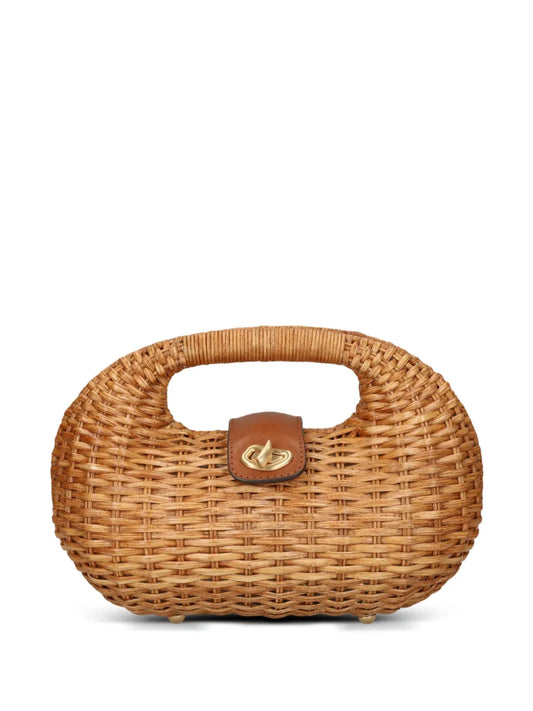 Cult GaiaLydia woven basket tote bag