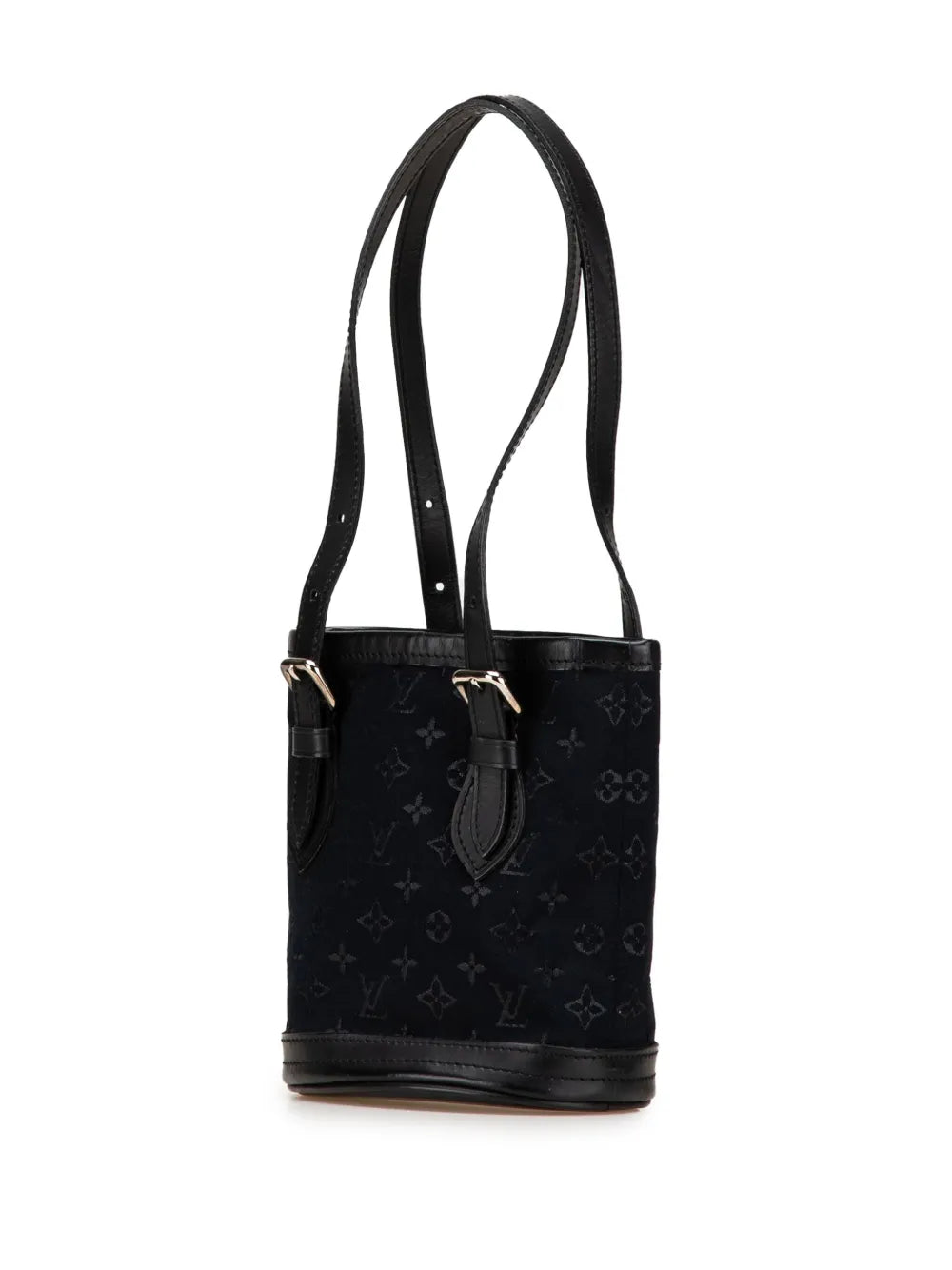 Pre-OwnedLouis Vuitton Pre-Owned2001 Monogram Mini Satin bucket bag