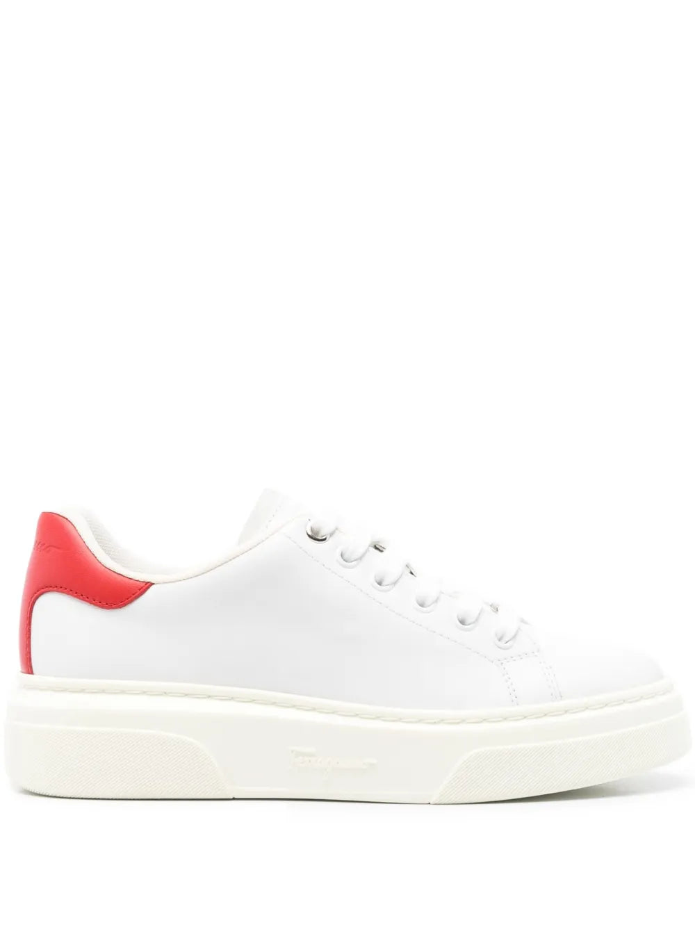 Ferragamo Leather Lace-Up Low-Top