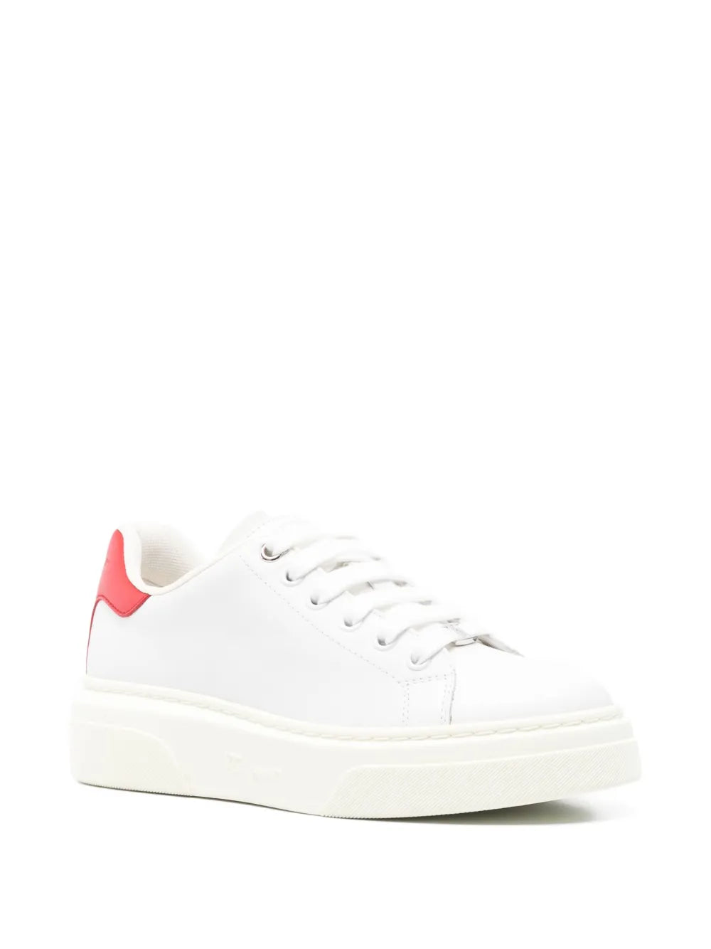 Ferragamo Leather Lace-Up Low-Top