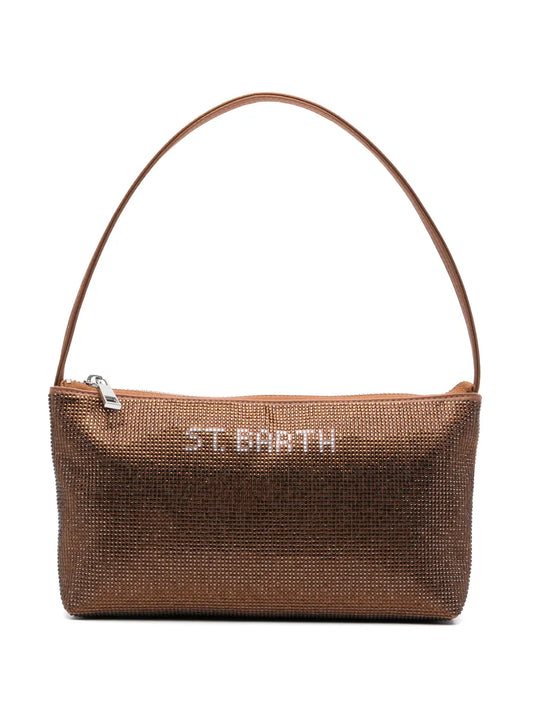 MC2 Saint Barthsmall rhinestone-embellished shoulder bag