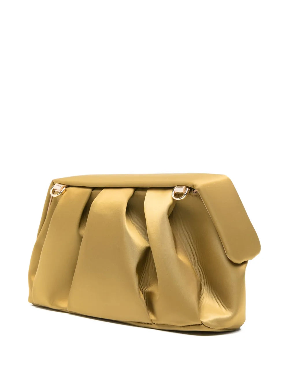Themoirathered detachable-strap clutch bag
