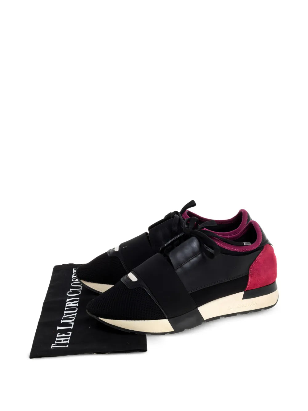 Balenciaga Pre-Owned Race Runner Leather-Strap