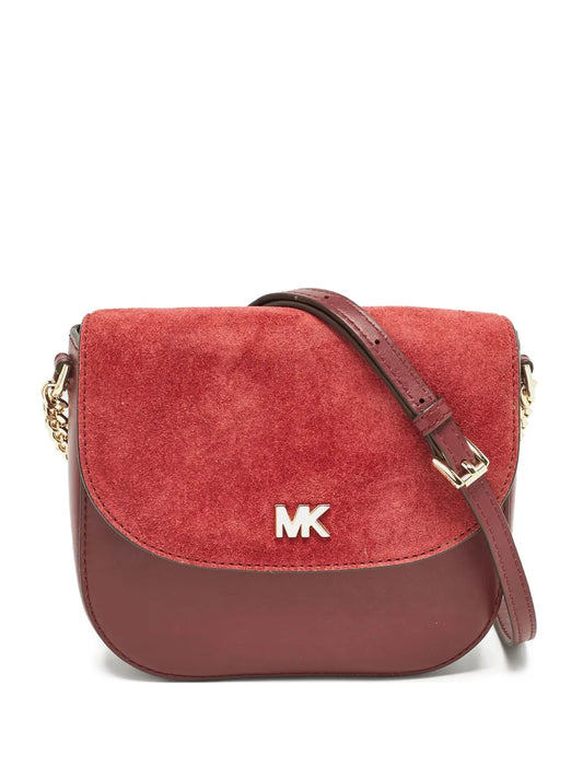 Pre-OwnedMichael Korspre-owned suede cross body bag