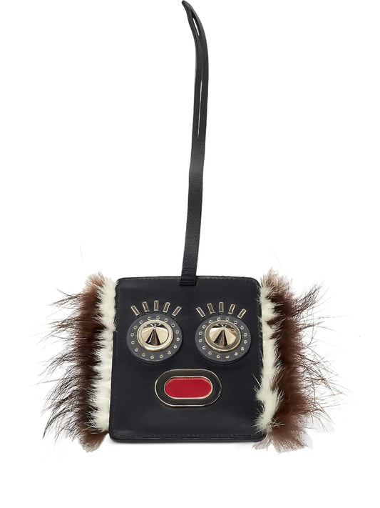 Pre-OwnedFendi Pre-OwnedFur Monster Eye luggage charm