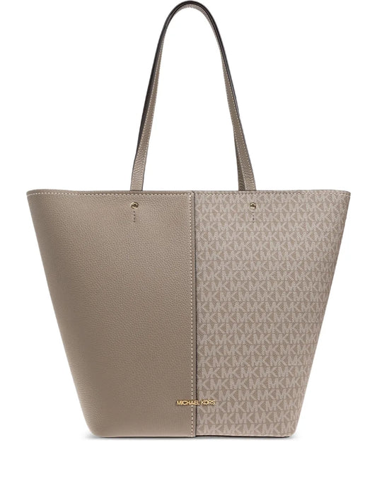 Michael Michael Korslogo-print canvas tote bag