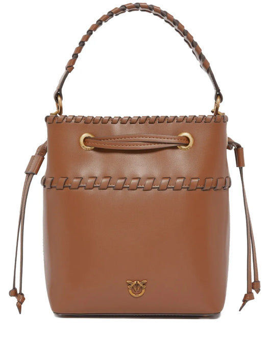 PINKOleather bucket bag