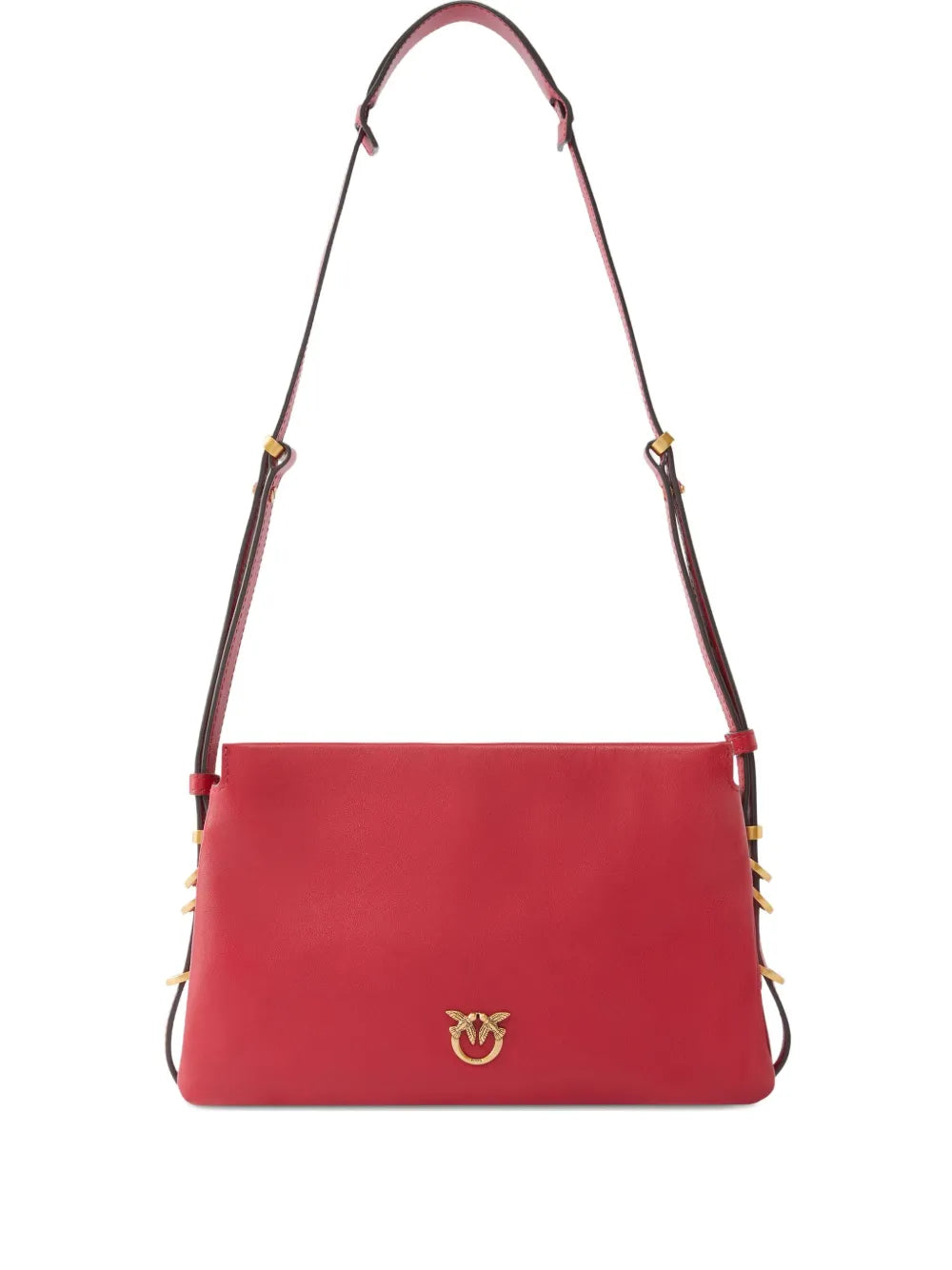 PINKOLove Birds-plaque leather cross body bag