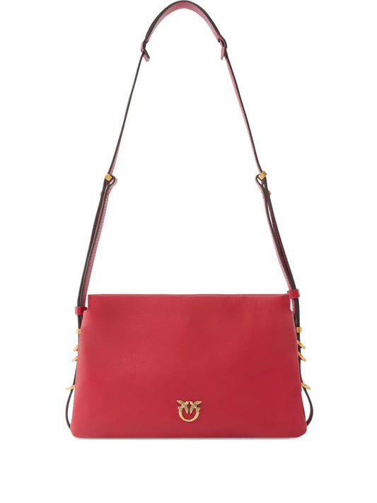 PINKOLove Birds-plaque leather cross body bag