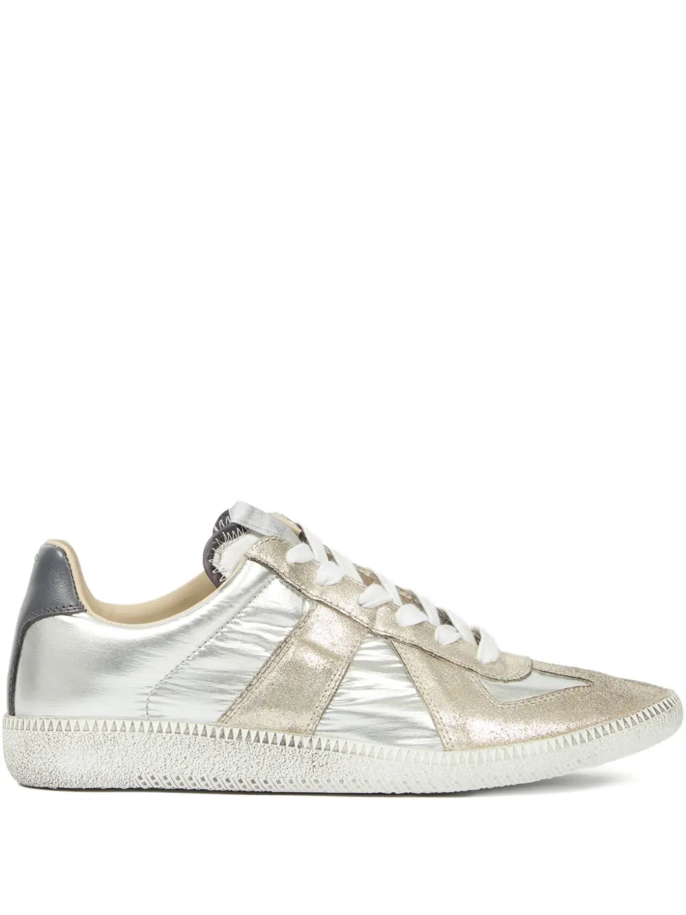 Maison Margiela Metallic Leather Low-Top