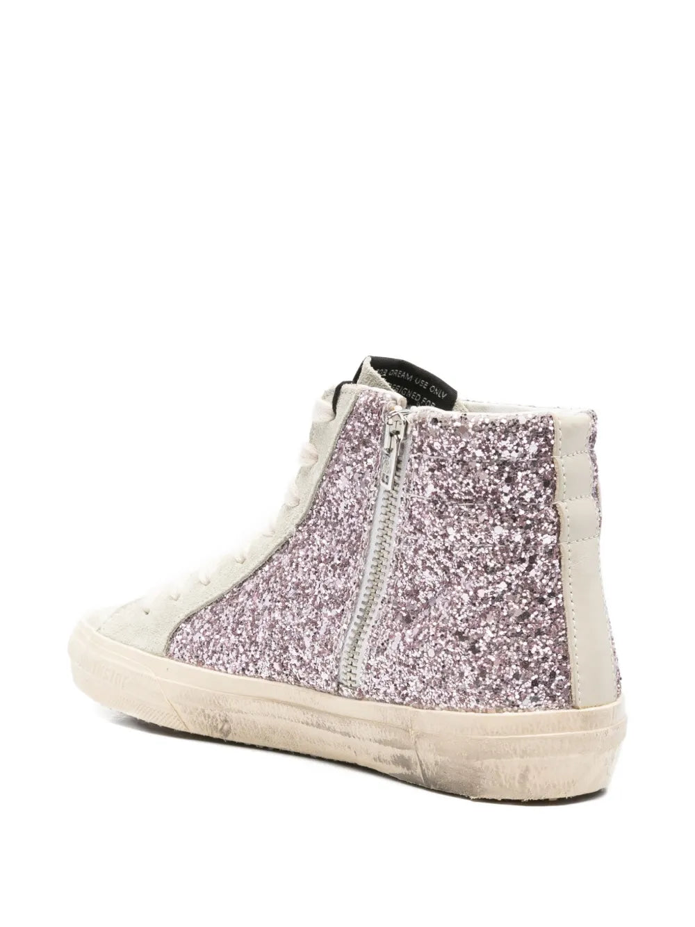 Golden Goose Glitter-Panel High-Top