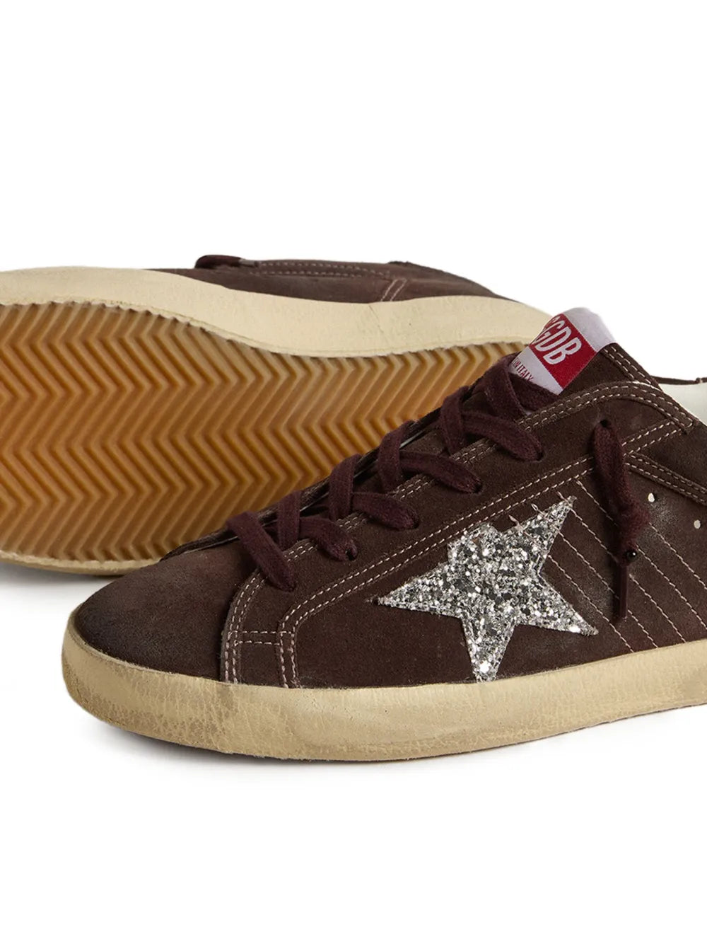 Golden Goose Super Star Glitter-Star Embellished