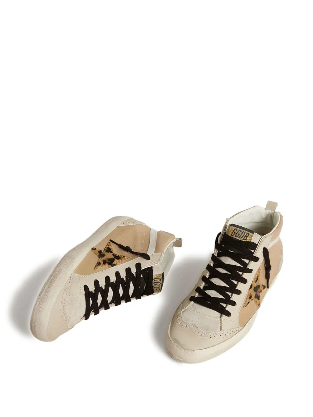Golden Goose Mid Star Leopard-Print