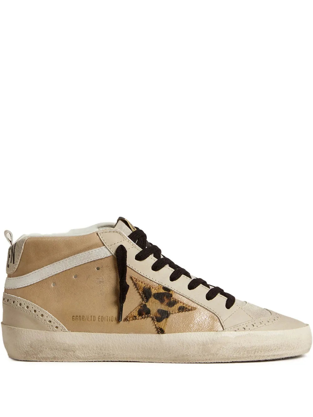 Golden Goose Mid Star Leopard-Print