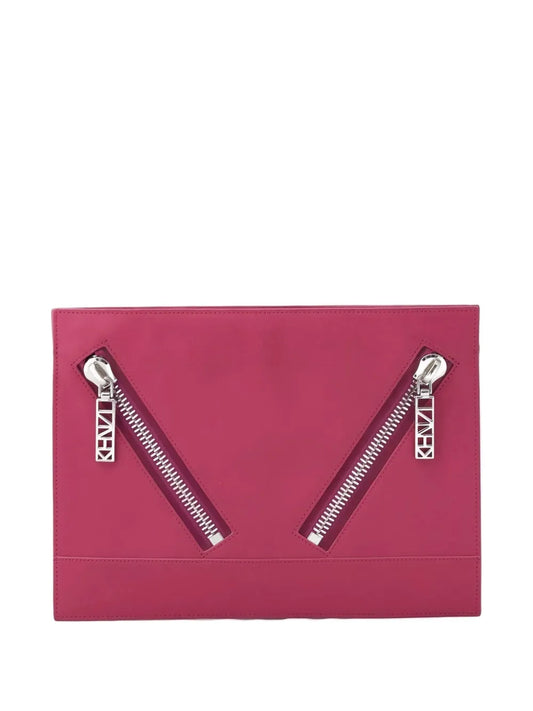 Pre-OwnedKenzo Pre-Ownedleather clutch bag