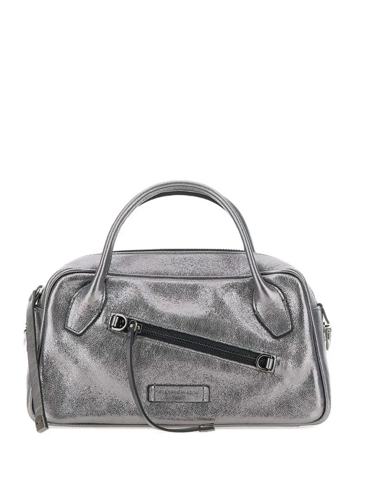 GIANNI CHIARINImetallic zip-detail tote bag