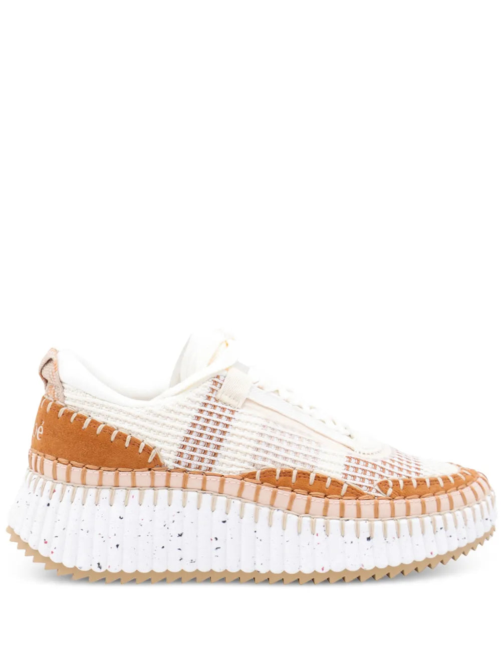 Chlo ama Textured-Sole Lace-Up