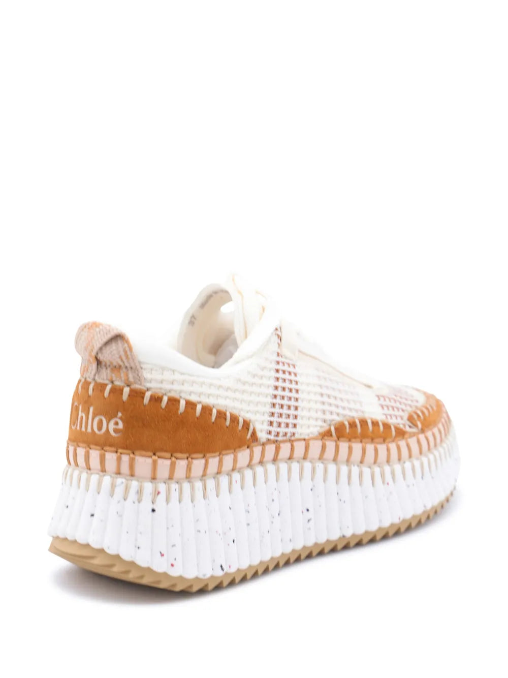 Chlo ama Textured-Sole Lace-Up