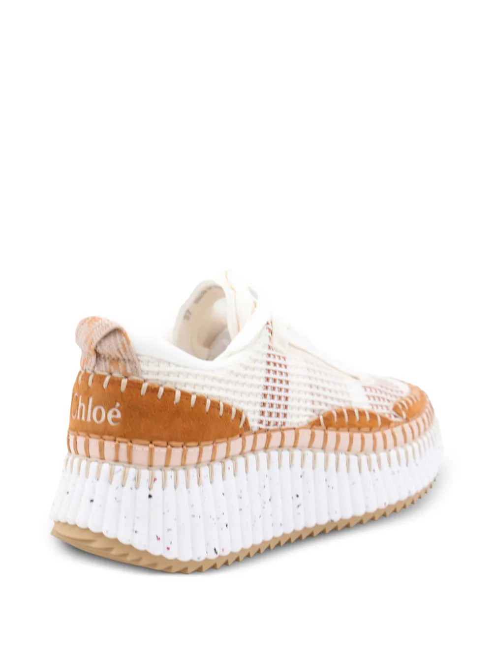 Chlo ama Textured-Sole Lace-Up
