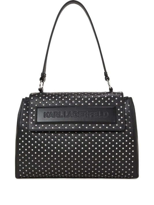 Karl LagerfeldIkon K/Stud-embellished top-handle bag
